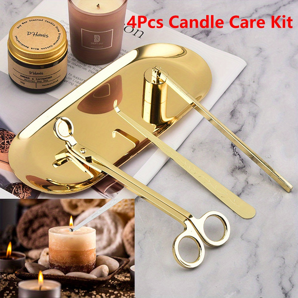 Candle Making Supplies - 4 adet/takım Lüks Mum Bakım Seti