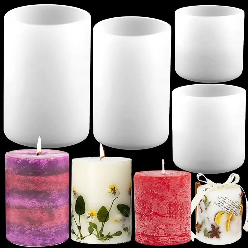 Candle Making Wax Melter - Silindir Silikon Mum Kalıpları Reçine Kalıp