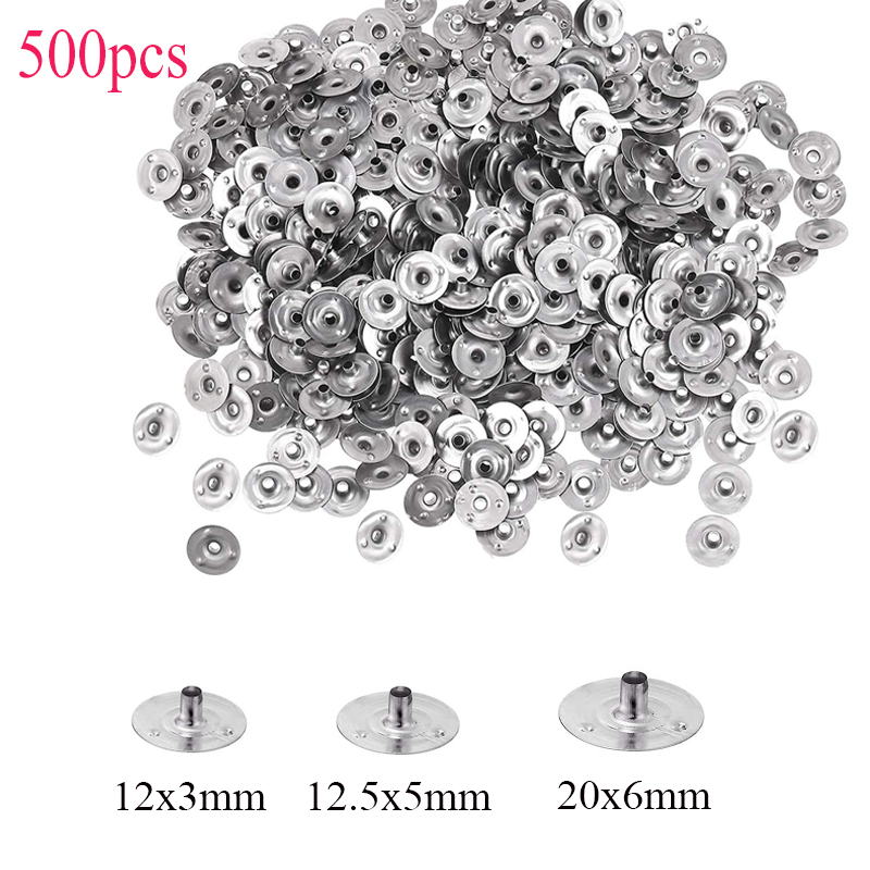 Candle Making Supplies - 500 Parça Mum Fitili Metal Sürdürülebilir