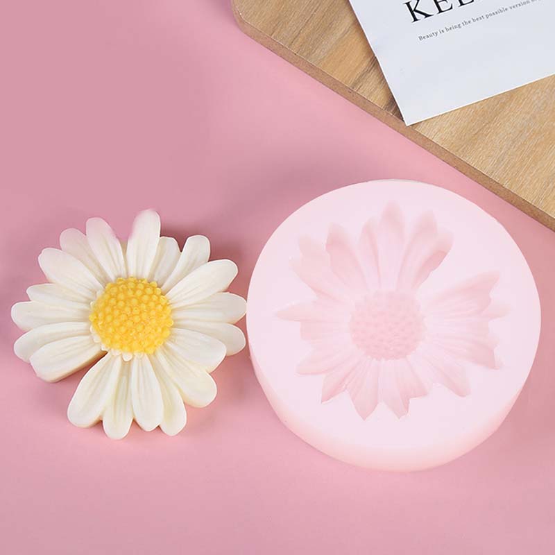 Candle Making Wax Melter - DIY Mum silikon kalıp Papatya Papatya