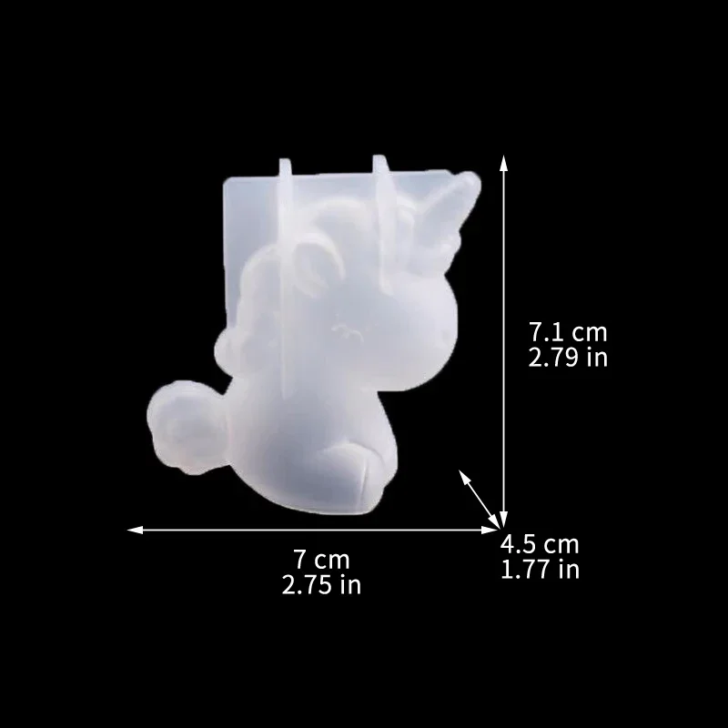 3D Geometrik Silikon Unicorn K - Candle Making Supplies incelemesi ve fiyatı