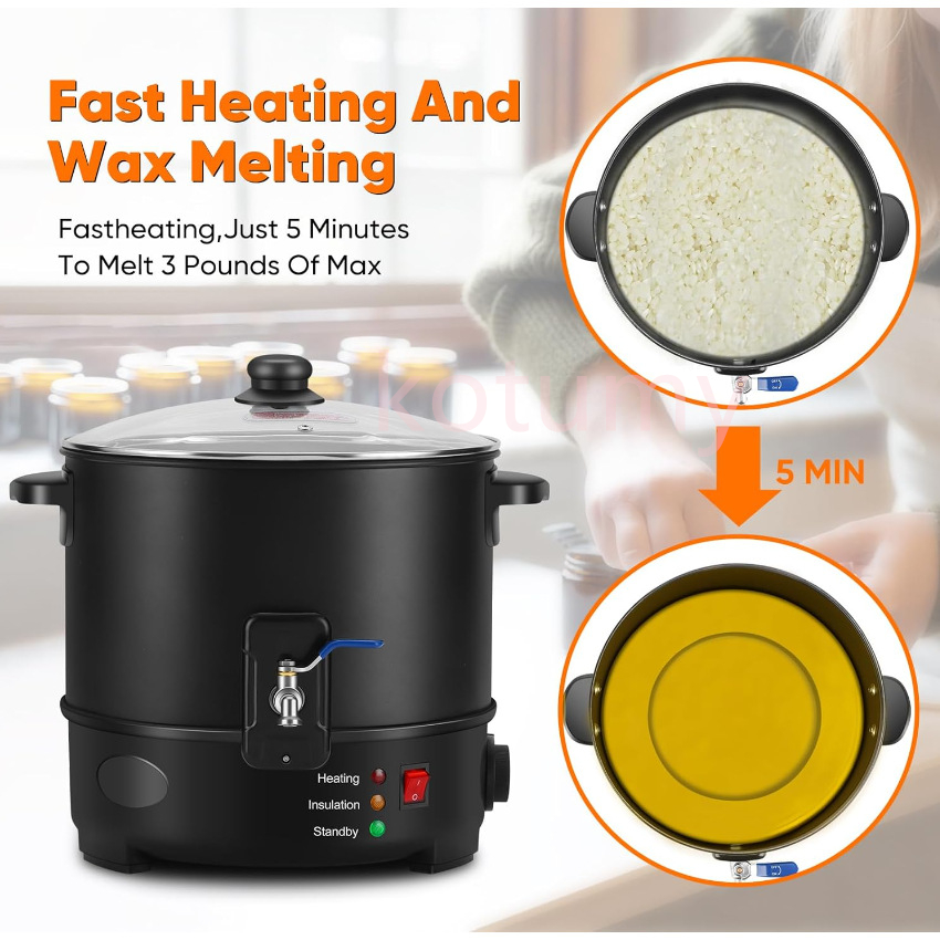 AB ABD Fişli Elektrikli Mum Er - Candle Making Wax Melter incelemesi ve fiyatı