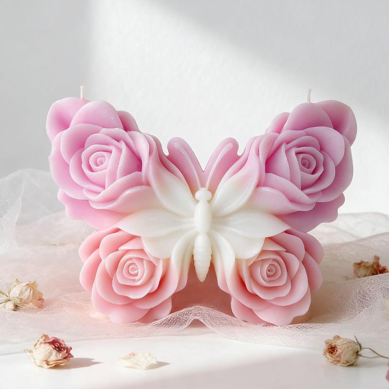 DIY Gül Kelebek Formu silikon  - Candle Making Supplies incelemesi ve fiyatı
