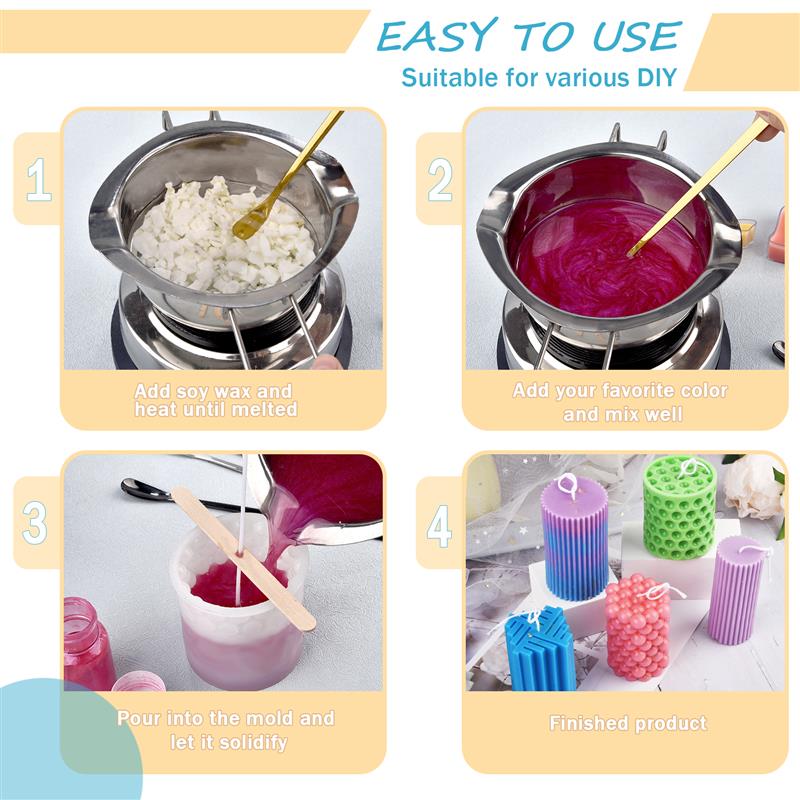 100/500g/1 kg Saf Soya Balmumu - Candle Making Los Angeles incelemesi ve fiyatı